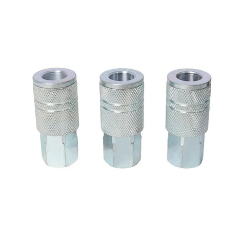 Badass 60 Foot PU Air Hose Line Kit With Push To Connect Fittings Dope Flexibility For Garage Shops And Tight Spaces Killer For Air Tools Pneumatic Nail Guns Real Deal Toughness In Cool Blue Color Gets The Grind Done, three metal couplers