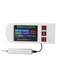Killer Precision Portable Surface Roughness Tester Meter Featuring Slick 2.4 Inch Backlit LCD Screen, display and probe attached, easy use.