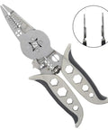 Professional Grade Electrical Wire Stripper And Crimping Pliers Combo Tool with ratcheting mechanism and TPR grips