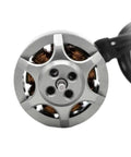 Top view of 1404 Size 2S To 4S 6000KV C-W Brushless Drone Motor For FPV Racing RC Drones showing wiring and casing.