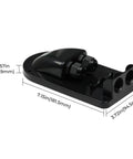 Solar Double Cable Entry Gland For RVs Boats Campers Cabins And Mobile Setups Easy Install With Self Tapping Screws No Drilling