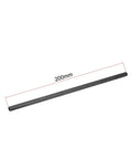 Carbon Fiber Square Tube 5x5x4mm With 4mm Inner Dia, 200mm Length Pultruded Tubing For RC Airplane, Pack Of 5, line view