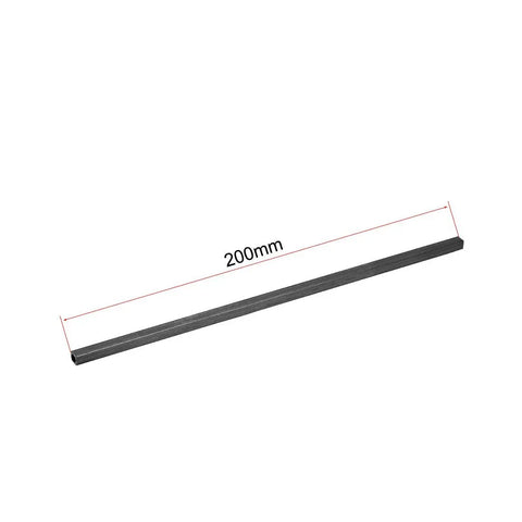 Carbon Fiber Square Tube 5x5x4mm With 4mm Inner Dia, 200mm Length Pultruded Tubing For RC Airplane, Pack Of 5, line view