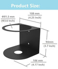 Dimensions of Wall Mounted Spray Bottle Holder Rack For Garage And Home Easy Install Keeps Cleaners Garden Sprays Cooking Oils