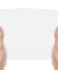 Four Pack White Sign Blanks 14 X 10 Inches Hella Durable Rust Free Aluminum Metal Sheets held by hands for custom vinyl decals.