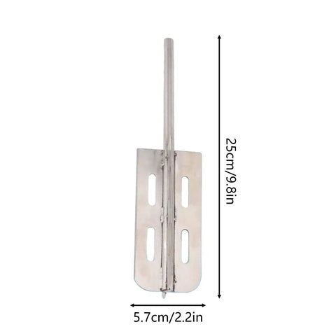 Hog Hair Shaver Portable Stainless Steel Hand Hog Dehairing Tool For Livestock Sheep Cattle In Workshop Slaughterhouse A Real Workhorse Pro Grade Built To Last With Wear Resistant Grooves For Quick Grooming And Clean Butchering. 25cm x 5.7cm
