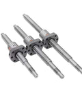Heavy Duty Ball Screw Kit SFU2004 SFU2005 SFU2010 1000 To 2000mm Length With C7 Roller Screw And Single Ball Nut 20mm Diameter Pitch 4mm 5mm 10mm For Parts Or DIY CNC Builds SFU2010 Nut Included