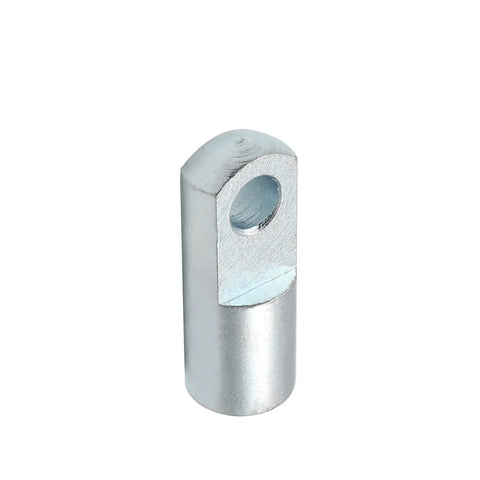 Two Pack Heavy Duty Iron Clevis Y Joint With Female Thread M10x1.25 32mm Bore 52mm Overall Length Pneumatic Air Cylinder Rod End Connector For Industrial Chemical Textile Electronics silver iron clevis