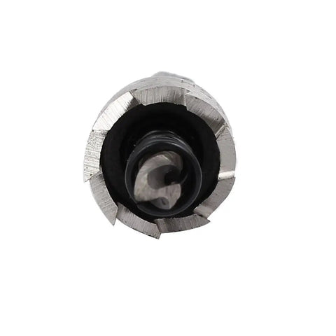Pro Grade 17mm Hole Saw Set With 68mm Length HSS Spring Loaded Twist Drill Bits cutting edge detail