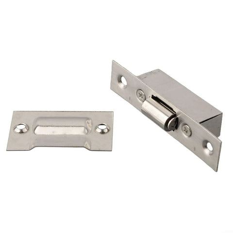 Top Notch Stainless Steel Invisible Roller Catch For Interior Doors 90mm By 20mm smooth latching mechanism with two parts.