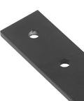 Close-up of Two Pack 4 Hole Aluminum Connecting Plates Flat Straight Brackets for frames and tables