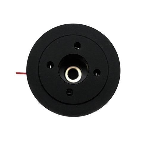 Front view of Beefy High Torque Brushless Servo Motor With Separate Encoder for industrial automation, showing central mounting hole.