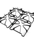 4 Pack Gas Range Burner Grates Replacement For WPW10268483 W10268483 AP6018155 PS11751457 8053580 Black Porcelain