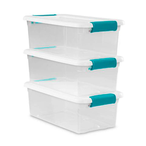 Heavy Duty Clear Latch Storage Box With See Through Base For Home Organization Durable Plastic Container Easy Access Setup Straight Up Reliable Gear Legit Top Shelf Quality Nifty Bin For Garage Closet Or Bedroom Sorting