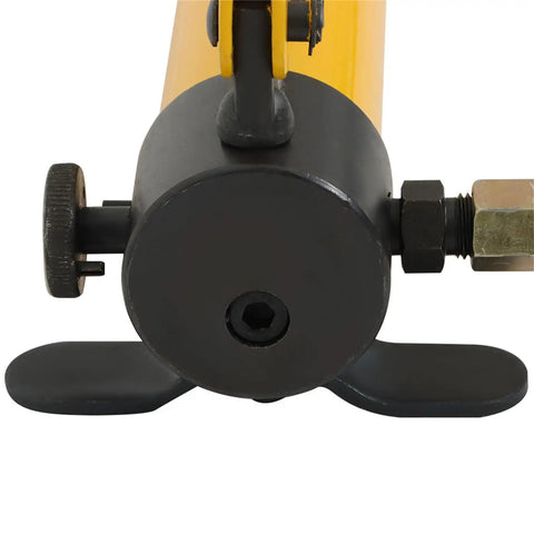 Side view of 10 Ton Hydraulic Knockout Hole Punch Driver Kit showing rugged drive bolts and compact design