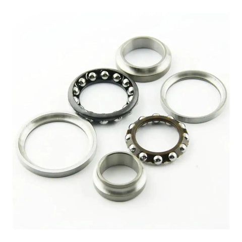 Heavy Duty Motorcycle Steering Roller Bearing Kit For Yamaha FZ07 Solid Steel Housing Polished Balls Kill Noise For Smooth Handling Longest Durability Rides Hard Front End Feel Snappy Responsive For Riders Seeking Smooth Rides Today. steering bearing kit with steel races and polished balls