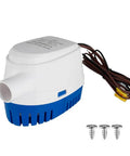 12V Submersible Bilge Pump With Built In Float Switch Auto On Off For Efficient Bilge Water Removal One And One Eighth Inch Outlet