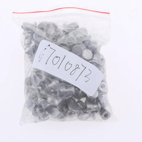 Bag of 100 removable tungsten carbide ice grip screws for Hardcore Tire Spikes For Cars And Trucks Winter Snow Chain Replacement.