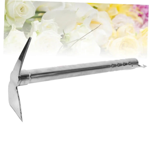 Stainless Steel Double Ended Garden Hoe Heavy Duty Tool For Yard Weeding And Planting Durable Lightweight Garden Work Hoe With Comfortable Handle