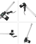 Legit Powerhouse DC 12V Linear Actuator Delivering 6000N Push And 4000N Pull With A Smooth 300mm Stroke, showing motor and shaft.