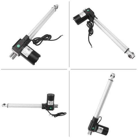 Legit Powerhouse DC 12V Linear Actuator Delivering 6000N Push And 4000N Pull With A Smooth 300mm Stroke, showing motor and shaft.