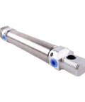 Double Acting Pneumatic Cylinder DSNU 25mm Bore 80mm Stroke PPV A 19247 Industrial Air Cylinder side view