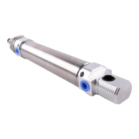 Double Acting Pneumatic Cylinder DSNU 25mm Bore 80mm Stroke PPV A 19247 Industrial Air Cylinder side view