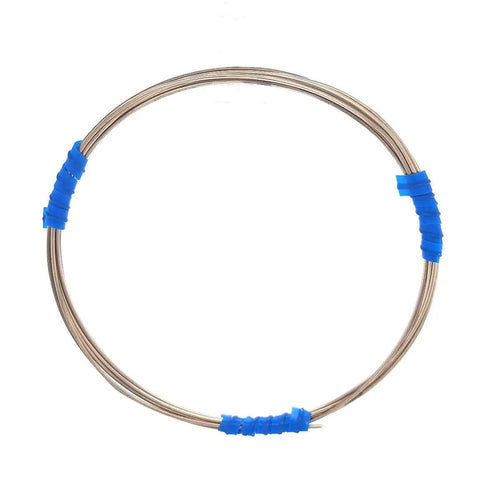 Yellow Brass Solder Wire 5 Feet Long 20 Gauge Color Match For Brass Jewelry And Electronics Lead Free Cadmium Free Contains About 38 Percent Silver Made In USA For Soldering And Welding Pro Grade coiled with blue ties