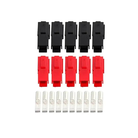 Heavy Duty Anderson Style SB30 Plug 30A DC Battery Connector 600V Quick Connect, featuring red and black plugs.