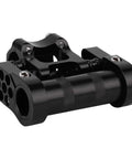Adjustable Double Stem For Bikes CNC Aluminum Alloy Shockproof And Lightweight Multi Angle 53 To 71mm Range Anti Loosen Design