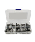 80 Piece Woodruff Key Set With 8 Sizes Carbon Steel Half Moon Keys For Flywheels Shafts And Crank Applications Universal Fit Kit