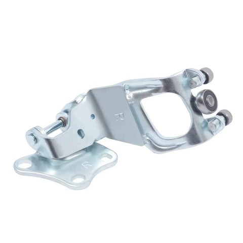 Built Damn Tough Center Slide Door Hinge Assy For Toyota Sienna 3.5L Awd Xle with smooth swing bracket and zinc coating.