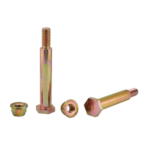 4 Sets Deck Wheel Bolt With Lock Nut Replacement Kit For Husqvarna, Craftsman, Poulan, MTD, Cub Cadet - bolts and lock nuts