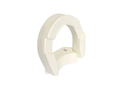 Hinged Toilet Seat Riser for Standard Toilets with 3.5 Inch Rise, 17.5 Inch By 13.5 Inch Fits Most Standard Bowls, side view