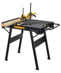 Express Folding Workbench With Quick Setup In Under 3 Seconds Beefy 1000 Lbs Metal Legs Large Work Surface For Any Project