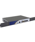 Slick No Fuss Network Firewall Appliance With Intel Atom N2600 D2700 Processor Tuned For PfSense OpnSense rear view showing ports and connections.