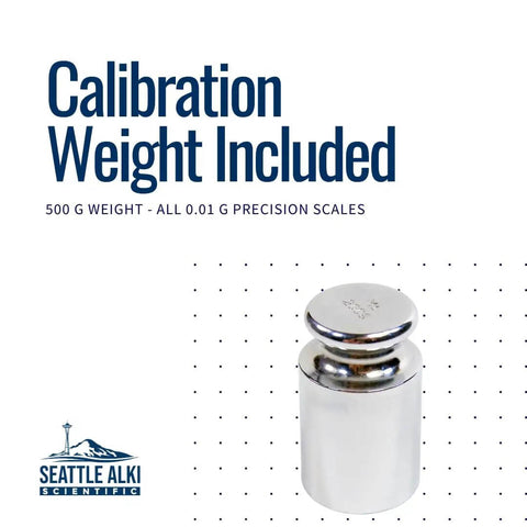 Ultra Precise Digital Scale With 2000g Capacity And 0.01g Resolution For Lab Jewelry And Business Use including 500g calibration weight