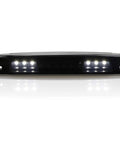 Front view of Third Brake Light Replacement For Dodge Ram 1994-2001 High Mount LED Cargo Lamp Smoke Lens Black Housing
