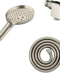 Raindance Select S 5-Inch Handheld Shower Head Set with PowderRain Full and Massage Modes, Includes Hose and Mount, Brushed Nickel Finish