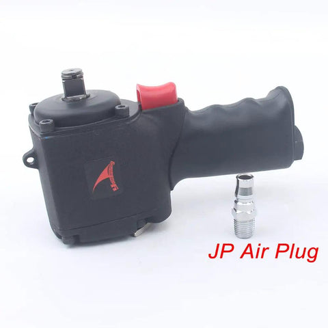Heavy Duty Half Inch Mini Pneumatic Impact Wrench Air Powered Spanner Delivering 11000 Rpm with air plug for mechanics.