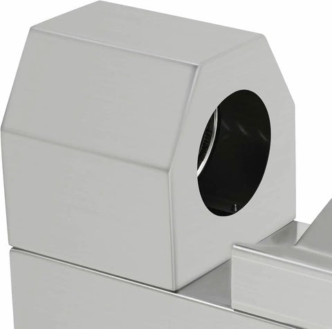 Compact Electric Heat Shrinking Machine For Pvc Bottle Sleeves And Wine Caps showing detailed control area with circular opening.