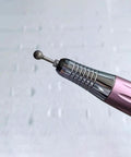 iDili Electric Mini Internal Chamfering Tool Deburring Machine With Diamond Grinding Head for tiny holes, featuring a diamond spherical bit.