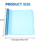 Photosensitive Dry Film For PCB Making 30cm By 500cm Photoresist Sheet Portable Circuit Board Film With Superior Adhesion And High Resolution For DIY Prototyping And Industrial PCB Projects, rolled size chart
