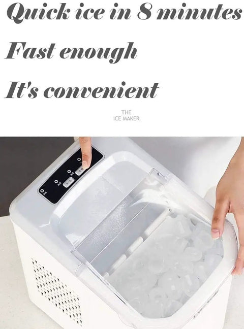 Smooth Operator Countertop Ice Maker Chills Out 33 Pounds Daily Of Snap Frozen Bullet Ice Ready In Eight Minutes With Simple One Button Push And Sharp Black Shell Made For Home Bars Or Weekend Kickbacks.