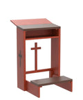 Folding Wooden Prayer Kneeler Bench For Home Or Church Space Saving Kneeler With Fold Up Tabletop And Bible Shelf Sturdy Kneeling Furniture 20 By 25 By 32 Inches
