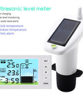 Wireless Ultrasonic Water Level Monitor For Tanks With High And Low Alarm, Solar Powered Level Sensor, IP65 Waterproof Gauge