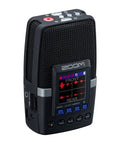 Essential Handheld Recorder With Three Built-In Microphones, Nine Recording Patterns, stereo display, black casing