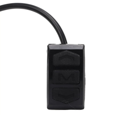 Close-up of black button panel from Electric Bike LCD Display SW900 24V 36V 48V 60V 5 Pin Ebikes Display Meter Control Panel Screen
