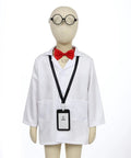 Kids Scientist Costume Set With Lab Coat ID Badge And Matching Accessories For Role Play Dress Up Realistic Doctor Lab Look