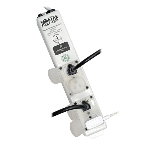 Medical-Grade Surge Protector Power Strip With 4 Hospital-Grade Outlets, 6 Ft Cord, Perfect For Patient-Care Areas And Clinics